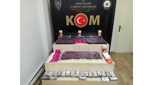 İzmir'de kaçakçılık operasyonları: 7 gözaltı