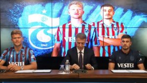 Trabzonspor'da Andreas Cornelius ve Dorukhan Toköz için imza töreni düzenlendi
