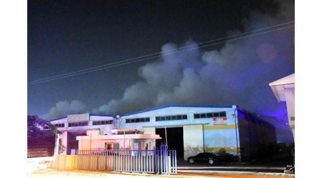 Adana'da tekstil fabrikasında çıkan yangın hasara neden oldu