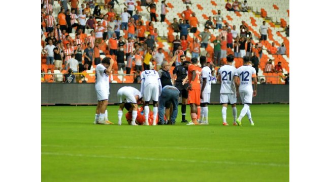 Adanaspor'da Berkan Fırat'ın maçta ayağı kırıldı