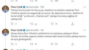 AK Parti'li Çelik: Atatürk'e yapılan bu saygısızlığı kınıyoruz