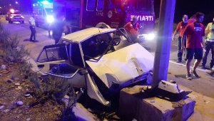 Anamur'da kaza: 2 ölü, 3 yaralı