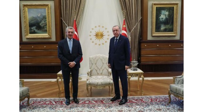 Erdoğan, BM Mülteciler Yüksek Komiseri Grandi'yi kabul etti