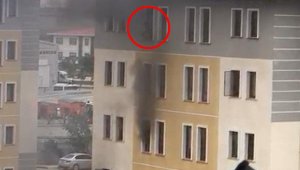 Yangında 5'inci kattan atlayan kadının eşi: Herkesten dua bekliyoruz