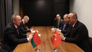 Bakan Çavuşoğlu, Belarus Dışişleri Bakanı Makei ile görüştü