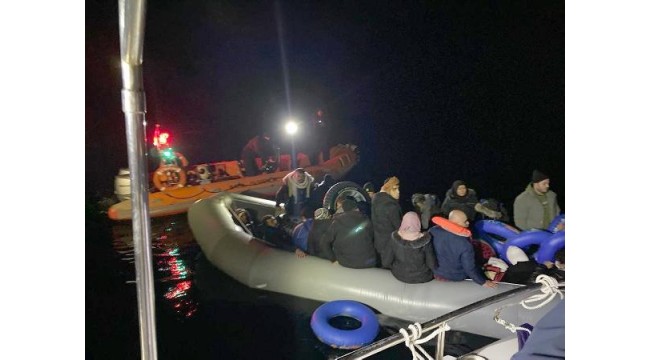 Marmaris ve Datça açıklarında 56 kaçak göçmen kurtarıldı